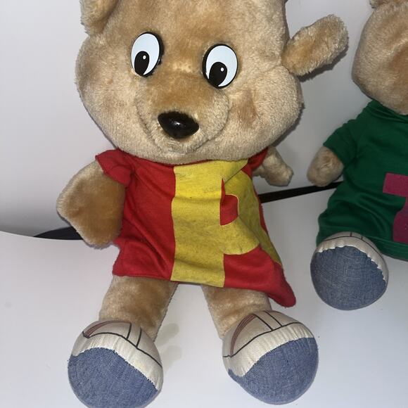 2 Vintage CBS 1983 Alvin & Theodore Chipmunks 20” Alvin Stuffed Plush Toy Bundle - Picture 4 of 12